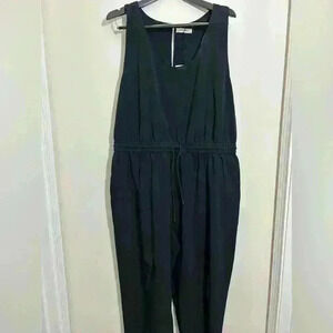 BR Standard Jumpsuit Black Core Temp UPF50 Quick Dry Pocket Women's Size XXL NWT